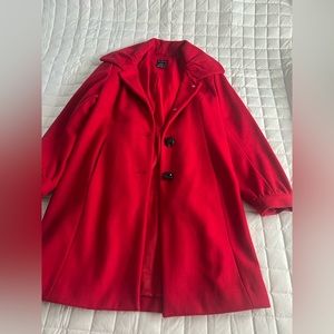 Woman’s Red Peacoat size Large